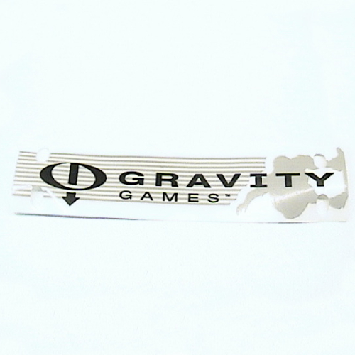 Visuel indicatif Rebrickable de Bannière, 11 x 3 rectangle, avec logo de jeux de gravité (Banner, 11 x 3 Rectangle, with Gravity Games Logo)