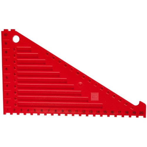 Visuel indicatif Rebrickable de Outil - Règle de triangle 20 x 12 x 0,33 (Tool - Triangle Ruler 20 x 12 x 0.33)