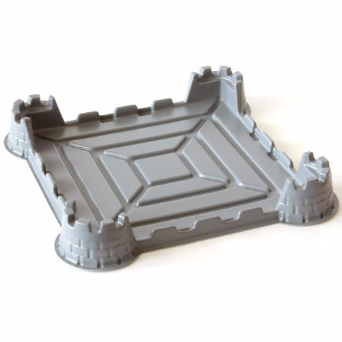 Visuel indicatif Rebrickable de Plaque de base Échec du Château 40 x 40 x 5 avec sans tenons (Baseplate Raised 40 x 40 x 5 Castle Chess Board with No Studs)