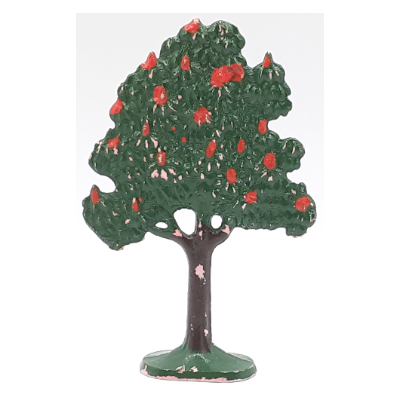 Visuel indicatif Rebrickable de Plante, arbre plat fruit peint avec des pommes peintes avec base solide (Plant, Tree Flat Fruit Painted with Painted Apples with solid base)