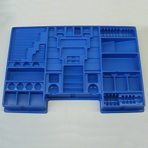 Plateau de rangement / tri, Technic, Dix-sept compartiments (Storage / Sorting Tray, Technic, Seventeen Compartment)