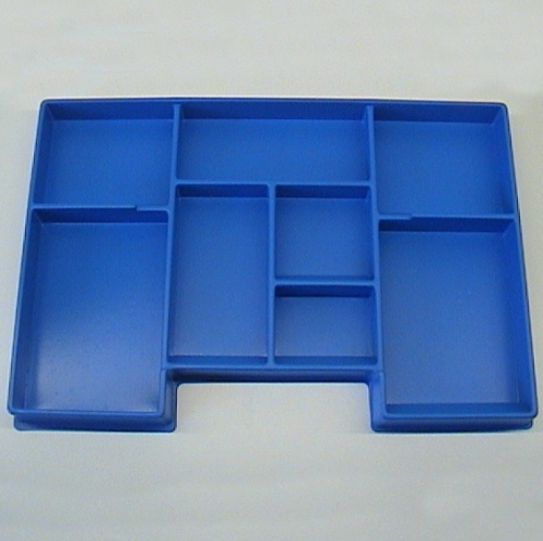 Plateau de rangement / tri, Technic, huit compartiments (Storage / Sorting Tray, Technic, Eight Compartment)