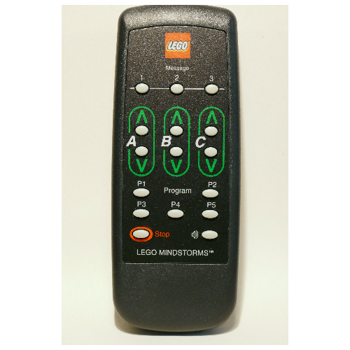 Visuel indicatif Rebrickable de Unité de contrôle, télécommande RCX (Control Unit, RCX Remote)
