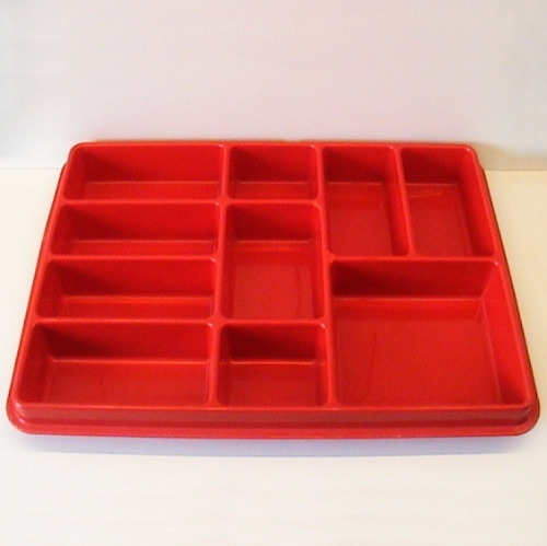 Plateau de rangement / tri, dix compartiments (Storage / Sorting Tray, Ten Compartment)