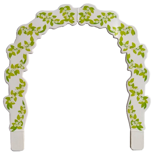 Visuel indicatif Rebrickable de Toile de fond, arc, arc de mariage, fleurs (Backdrop, Arch, Wedding Arch, Flowers)