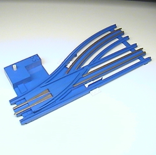 Visuel indicatif Rebrickable de Véhicule de voie, train, 12V commutateur point gauche, Type 1 manuel [assemblage complet] (Vehicle Track, Train, 12V Switch Point Left, Type 1 Manual [Complete Assembly])