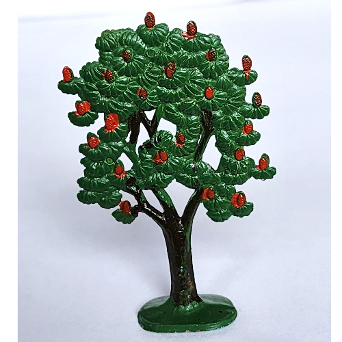 Visuel indicatif Rebrickable de Plante, arbre plat fruit peint avec des pommes peintes avec base solide (version de 1950) (Plant, Tree Flat Fruit Painted with Painted Apples with solid base (1950's version))