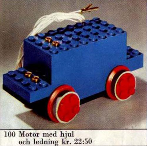 Moteur 4.5v avec roues (petite version) (4.5V Motor with Wheels (Small Version))