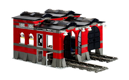 Moteur de train hangar (Train Engine Shed)