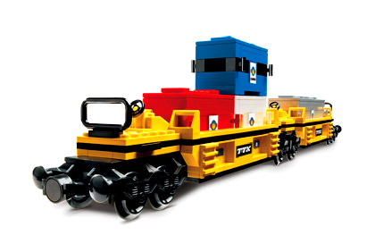 Ttx intermodal voiture double pile (TTX Intermodal Double-Stack Car)