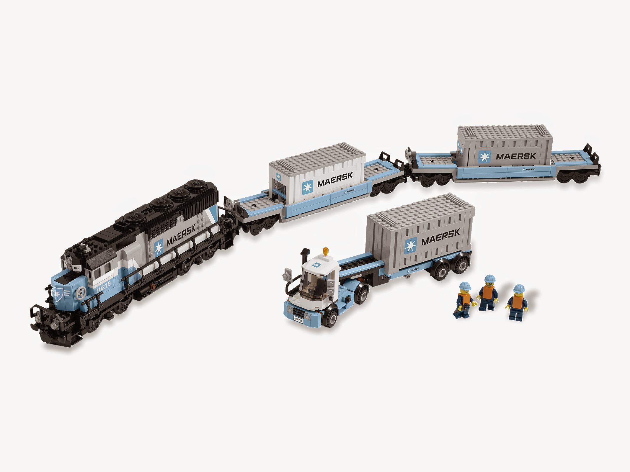 Train de marchandises Maersk (Maersk Container Train)