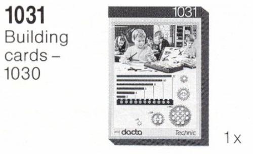 Fiches de construction — 1030 (Building Cards - 1030)