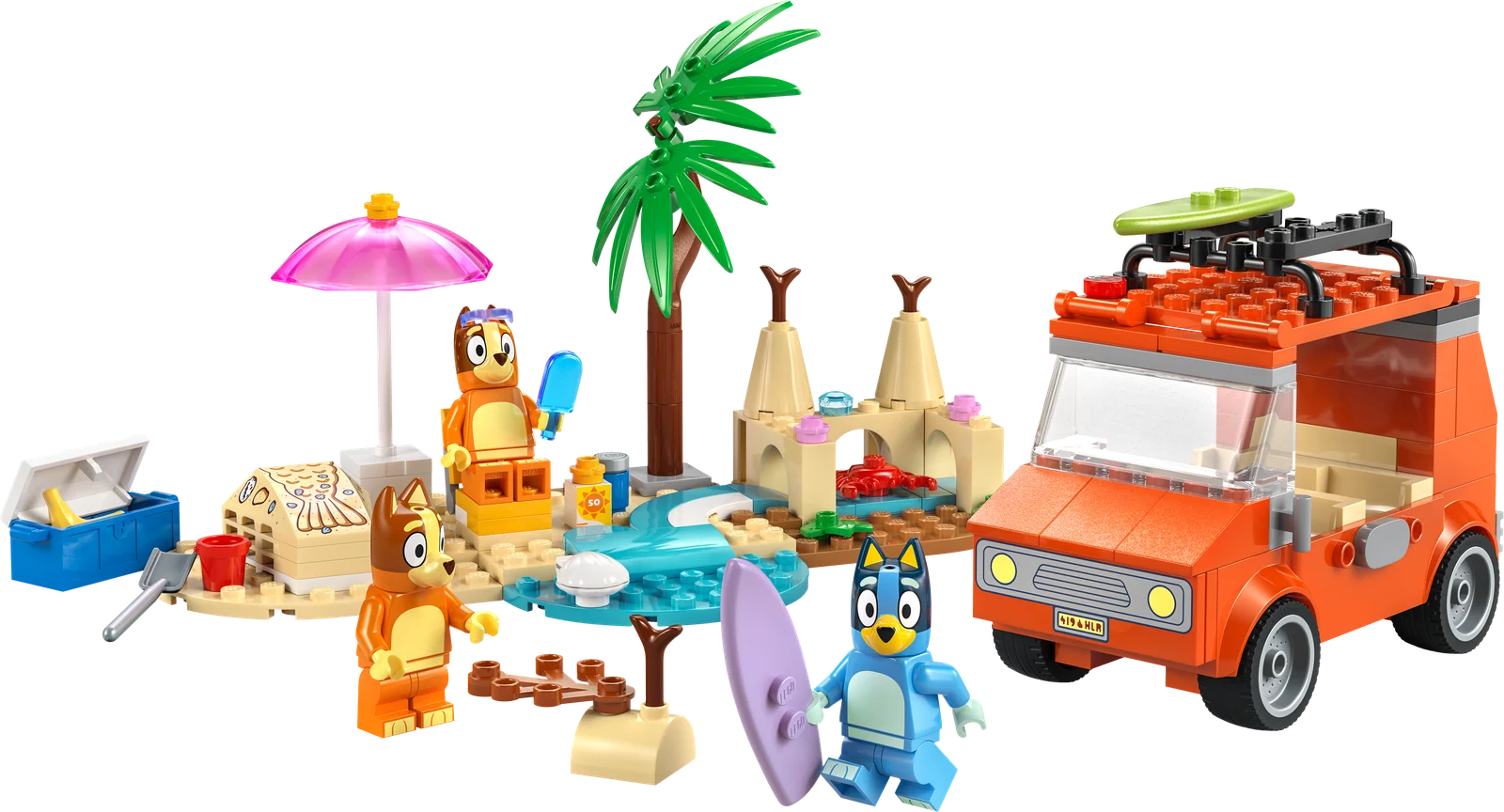 Voyage en voiture plage & famille de Bluey (Bluey’s Beach & Family Car Trip)