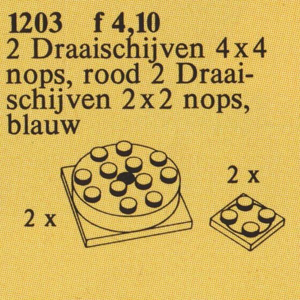 Turntables (4 x 4), Turntables (2 x 2)