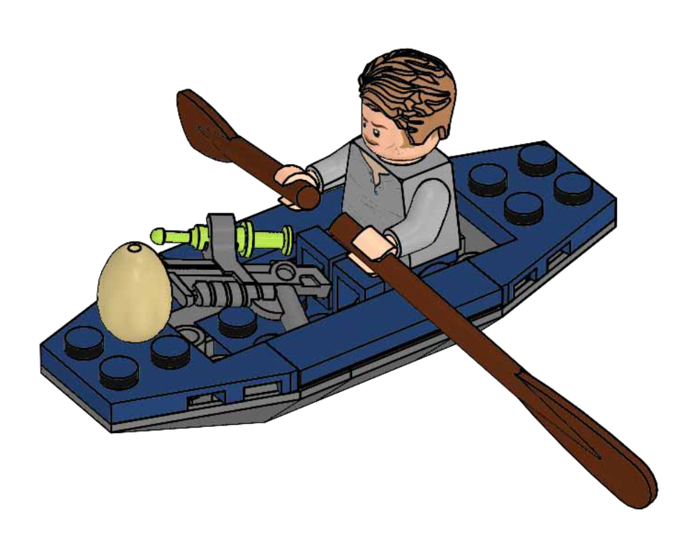 Owen avec canoë (Owen with Canoe)