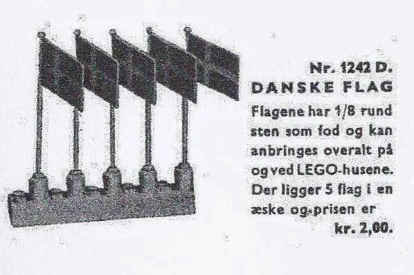 5 Danish Flags