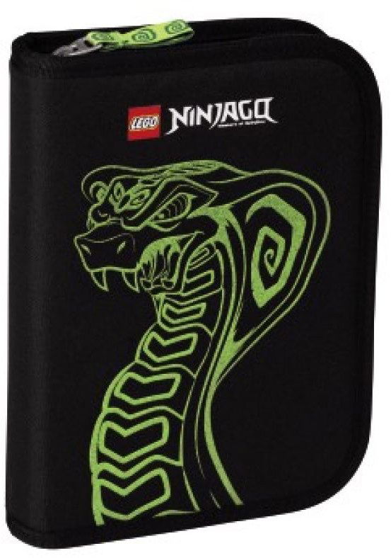 Trousse Ninjago verte avec crayons (Ninjago Green Pencil Case with Pencils)