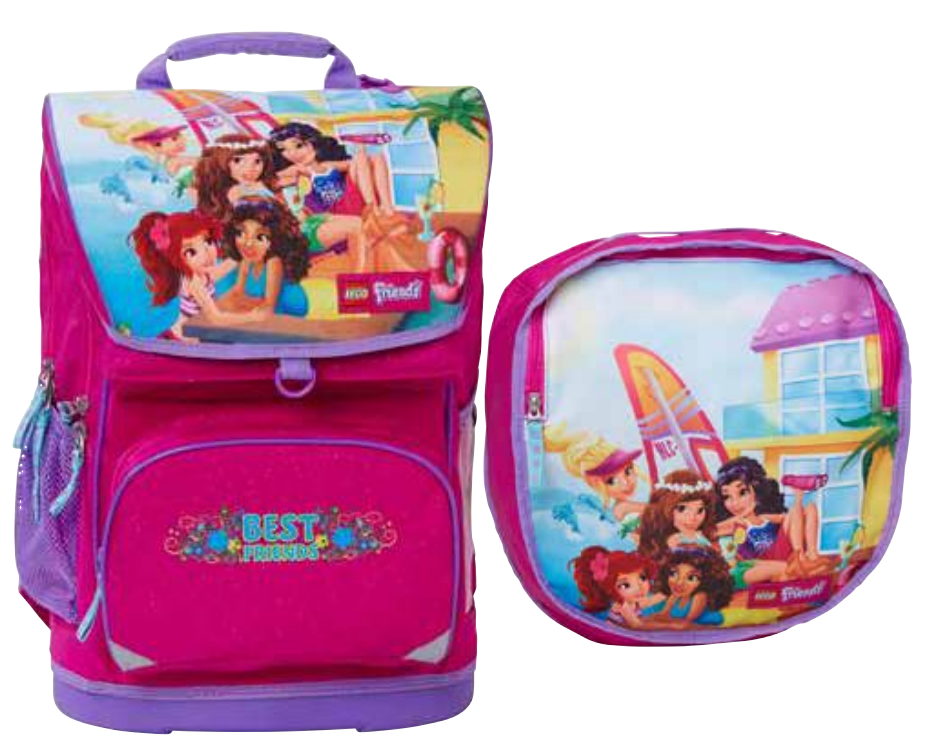 Friends Best Friends Large Backpack with Gym Bag