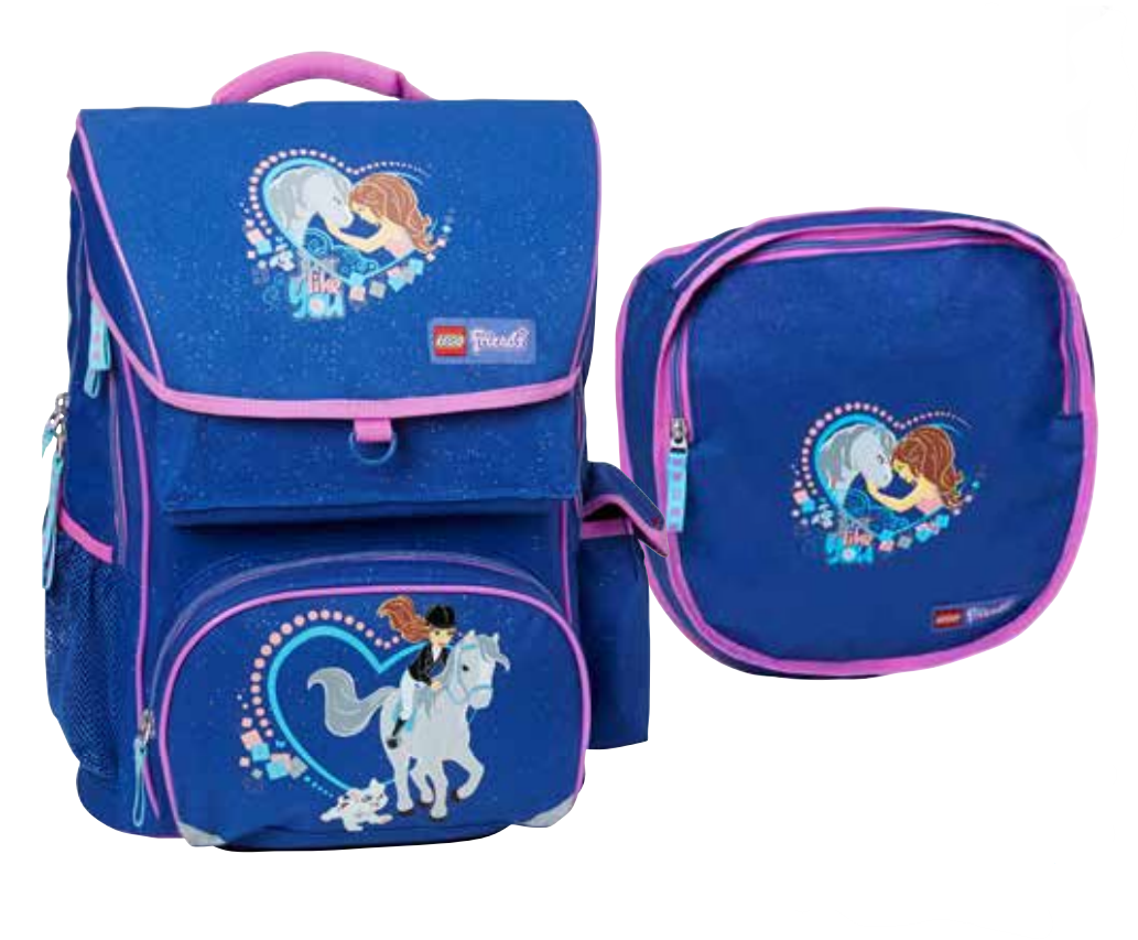 Friends cheval sac à dos avec sac de sport (Friends Horse Backpack with Gym Bag)