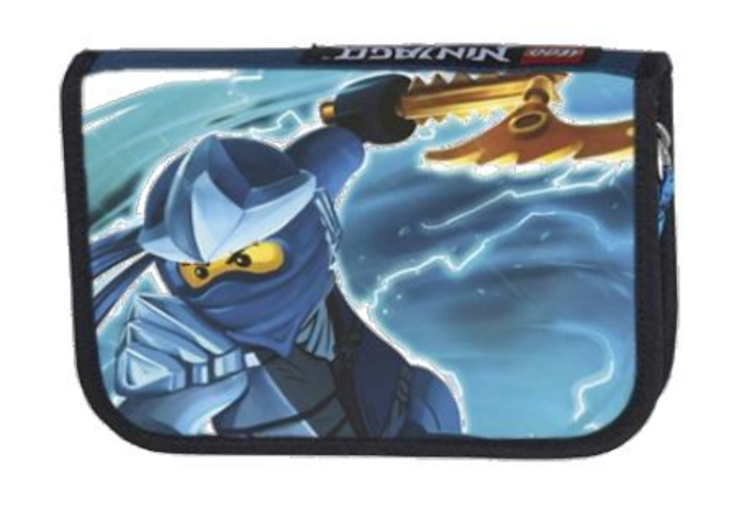 Trousse Ninjago Jay avec crayons (Ninjago Jay Pencil Case with Pencils)