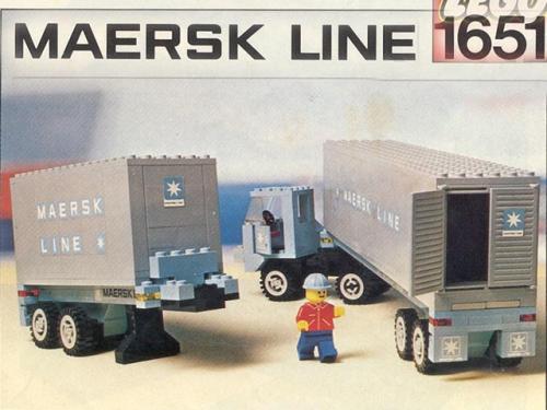 Camion conteneur ligne maersk (Maersk Line Container Truck)