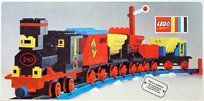 Train avec 5 wagons et cercle de voie (Train with 5 Wagons and Circle of Track)
