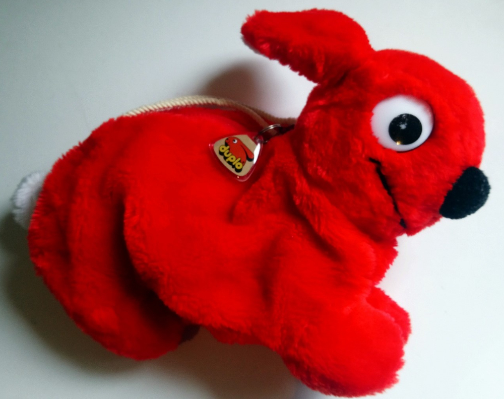 Peluche rouge lapin / lapin sac de rangement (Plush Red Bunny / Rabbit Storage Bag)
