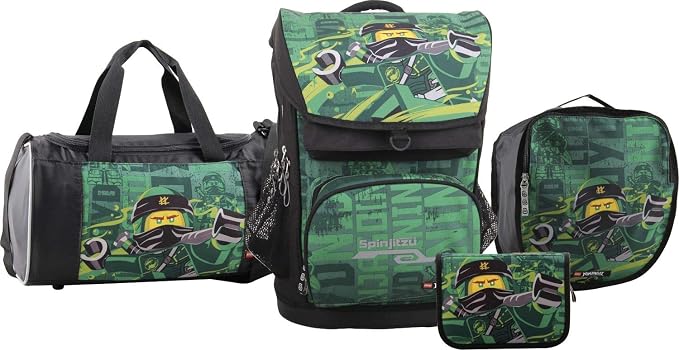 Ninjago Lloyd sac d'école d'énergie coffret de 4 (Ninjago Lloyd Energy School Bag Set of 4)