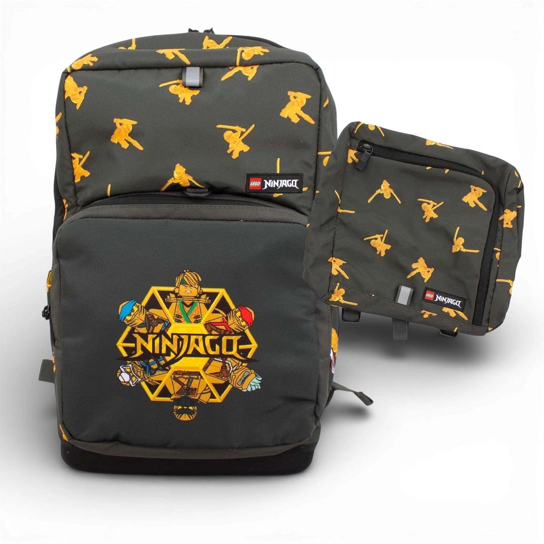 Ninjago Golden Team Optimo Plus Backpack with Gym Bag