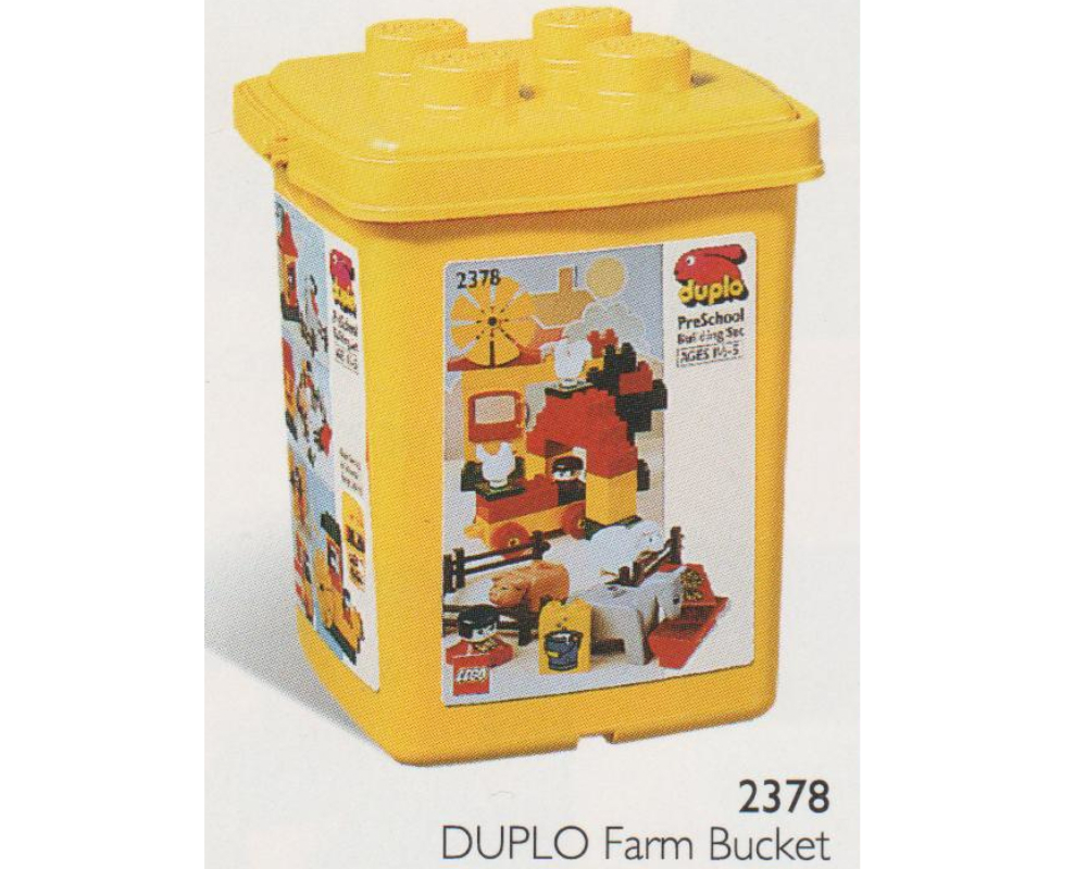 PreSchool Building Set: Farm-in-a-Bucket