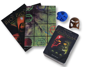 Jeu de cartes à collectionner Bohrok Swarm : paquet bleu (Bohrok Swarm Trading Game: Blue Pack)