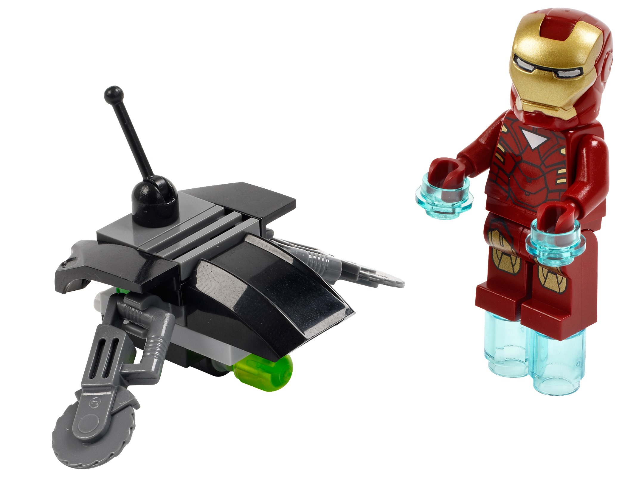 Iron Man vs. drone de combat (Iron Man vs. Fighting Drone)