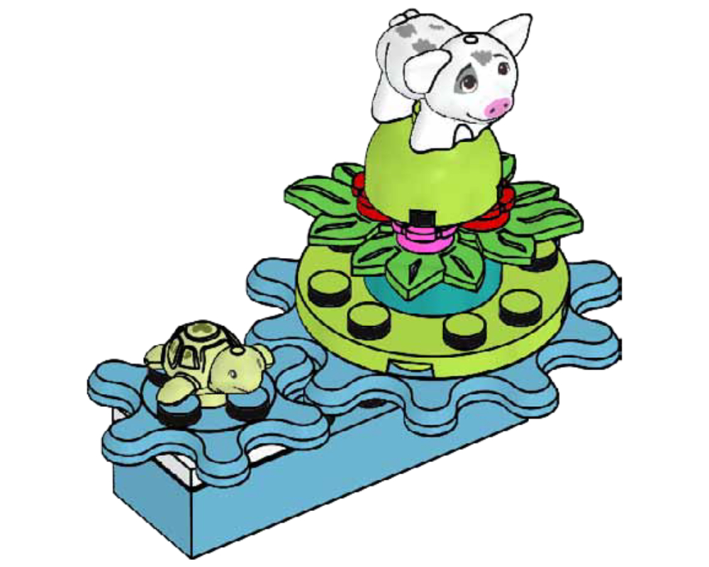 Cochon pua et tortue (Pig Pua and Turtle)
