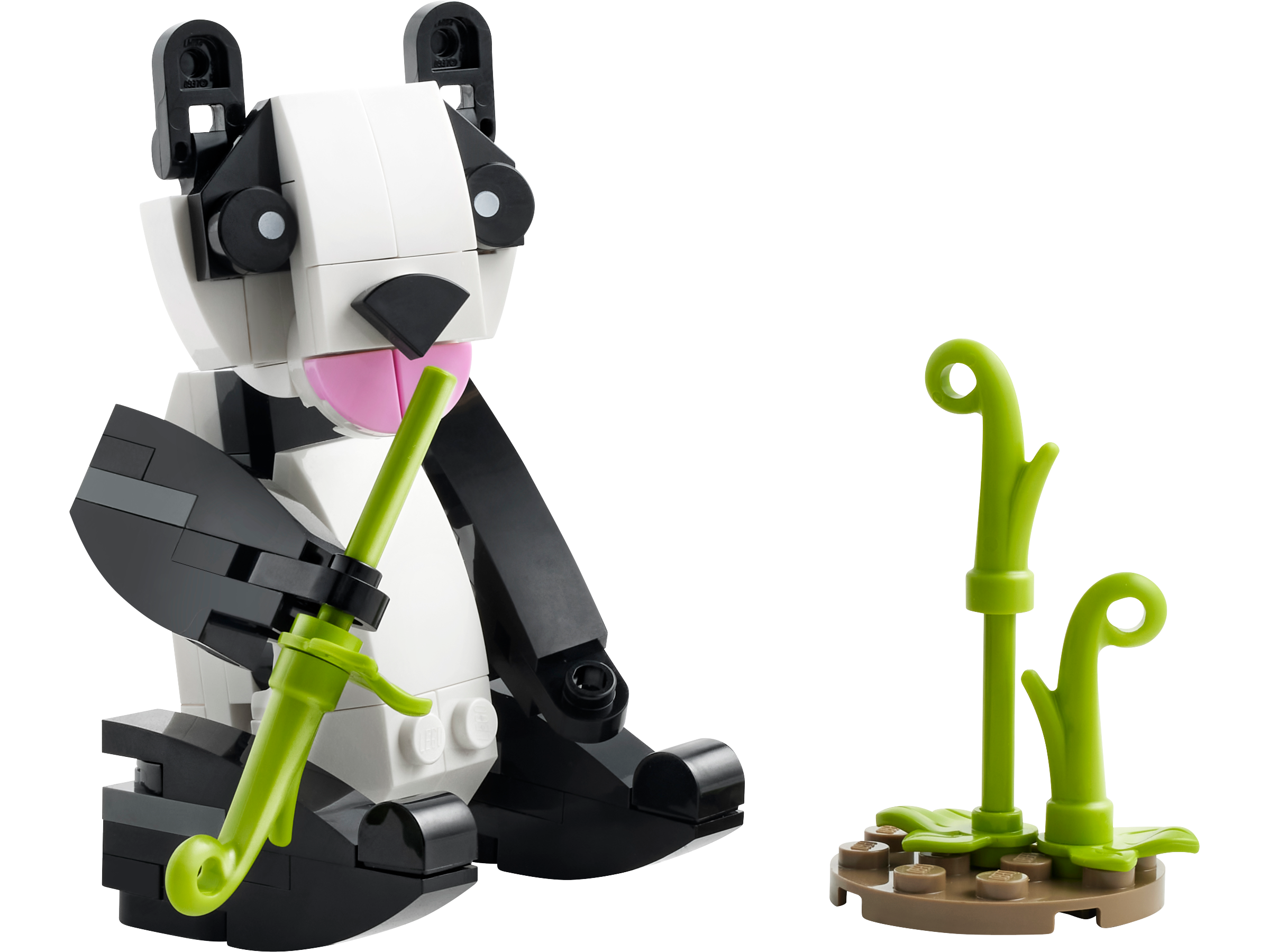 Le panda et son bambou, set LEGO 30641-1