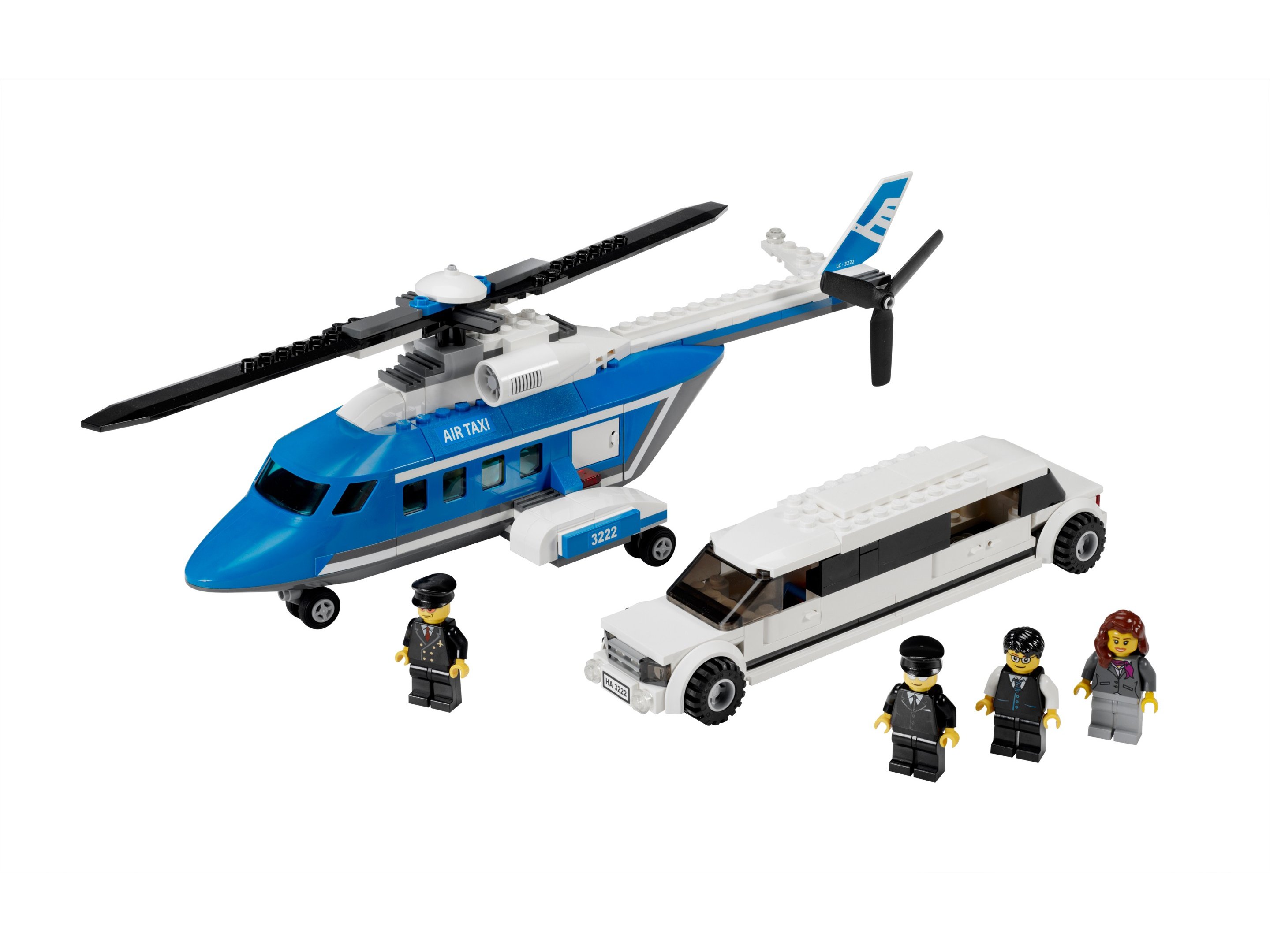 Hélicoptère et limousine (Helicopter and Limousine)