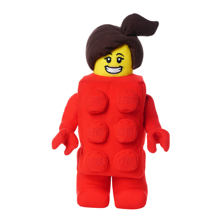 Peluche : fille en costume de brique (Brick Suit Girl Minifigure Plush)