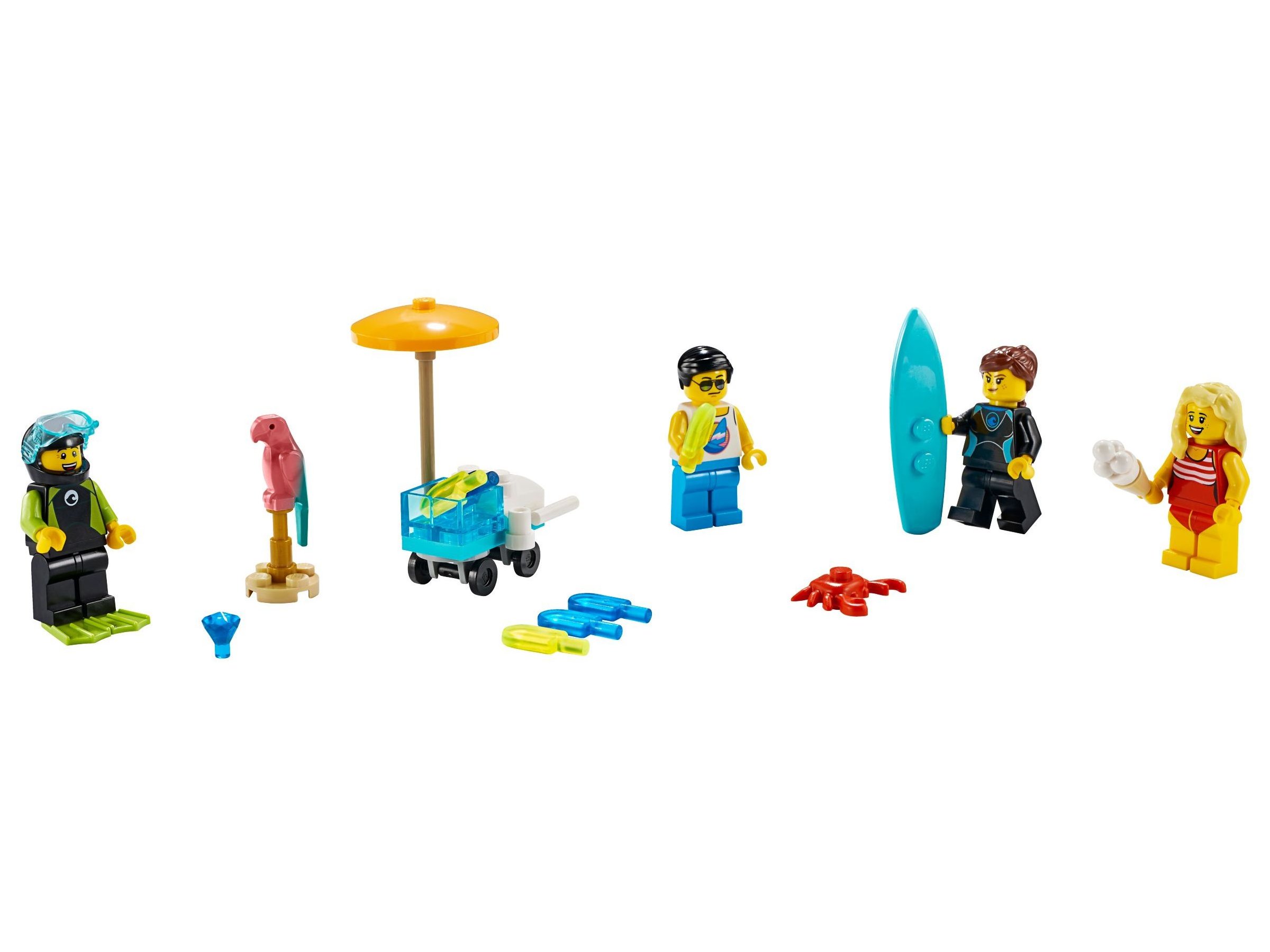 Ensemble de figurines de fête d'été (Summer Celebration Minifigure Set)