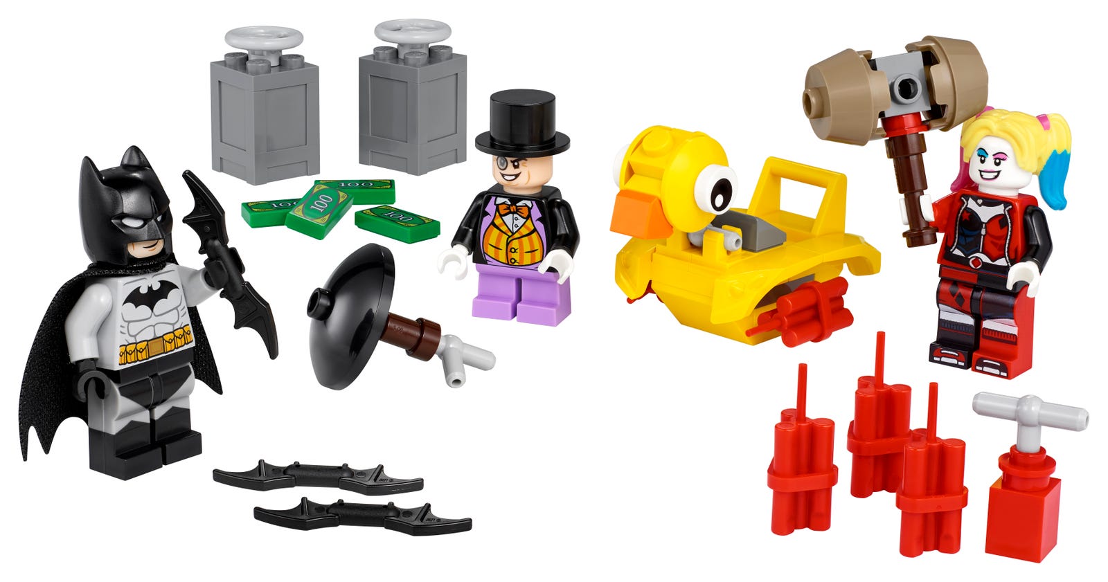 Batman vs. The Penguin & Harley Quinn