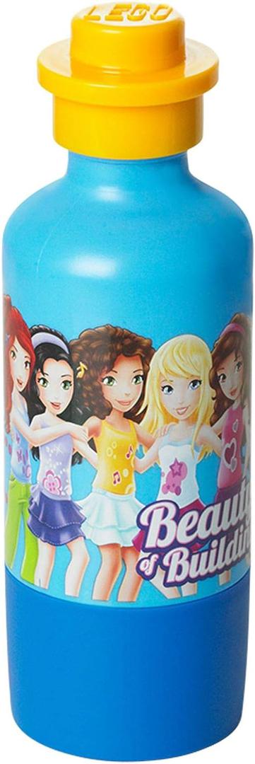 Friends Beauty of Building Drinking Bottle with Cup - Blue
