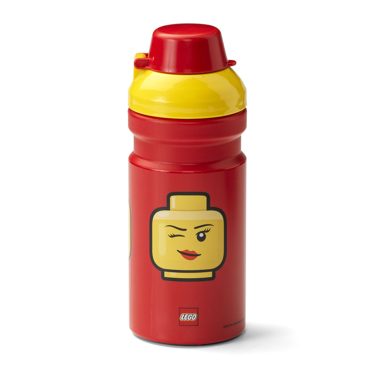 Minifigure Head Drinking Bottle (Winking)