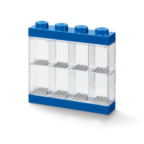 Minifigure Display Case 8 (Blue)