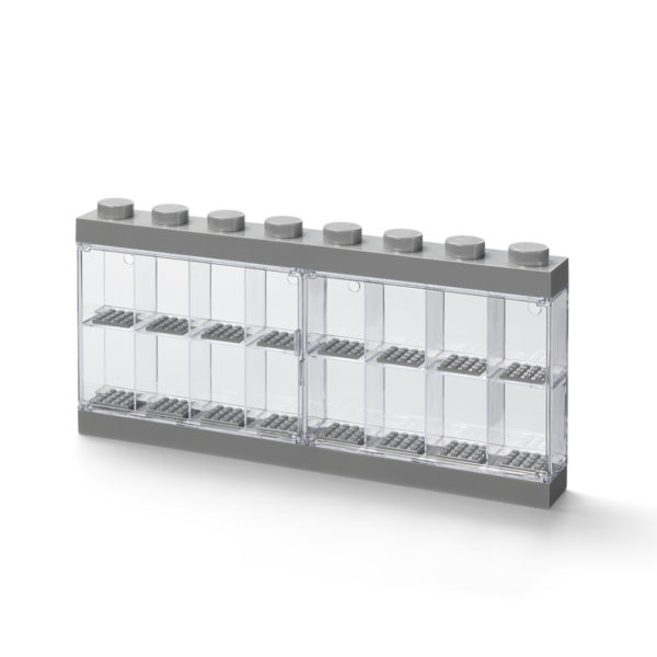 Minifigure Display Case 16 (Light Bluish Gray)