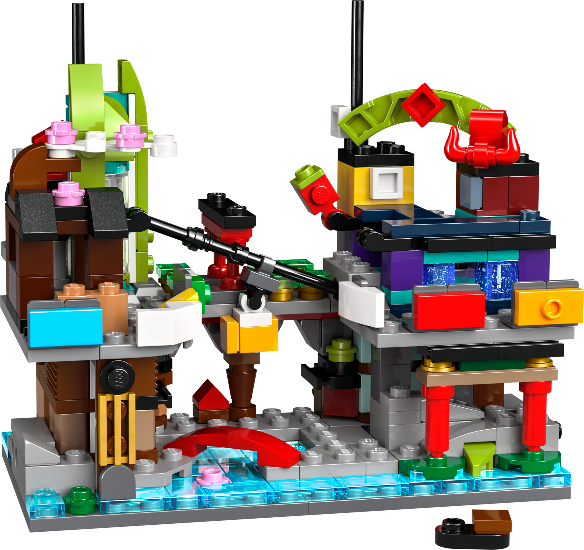 Marchés de la ville micro Ninjago (Micro NINJAGO City Markets)