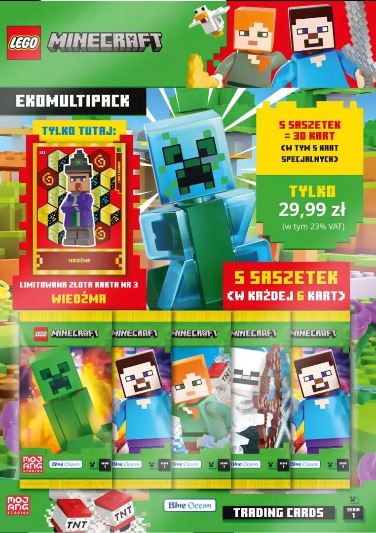 Cartes à collectionner Minecraft série 1 - eco-multipack (version polish) (Minecraft Trading Cards Series 1 - Eco-Multipack (Polish Version))