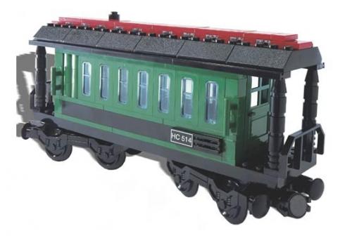 Passenger Wagon Green (White Box)