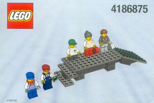 Plateforme 9v et figurines (9V Platform and Mini-Figures)