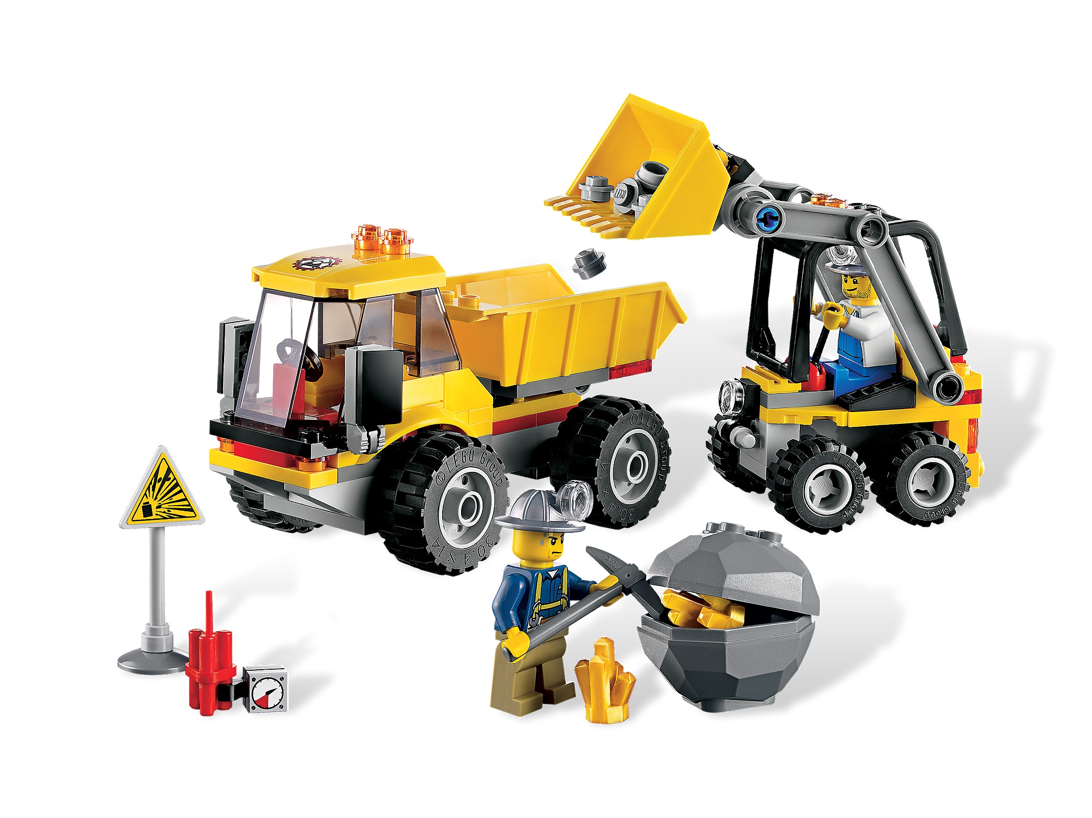 Chargeur et camion à benne basculante (Loader and Dump Truck)