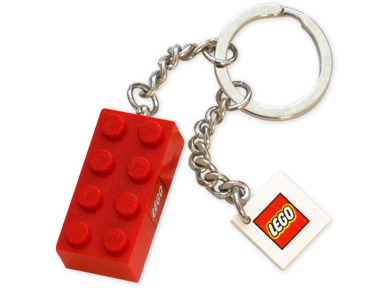Red Brick Key Chain