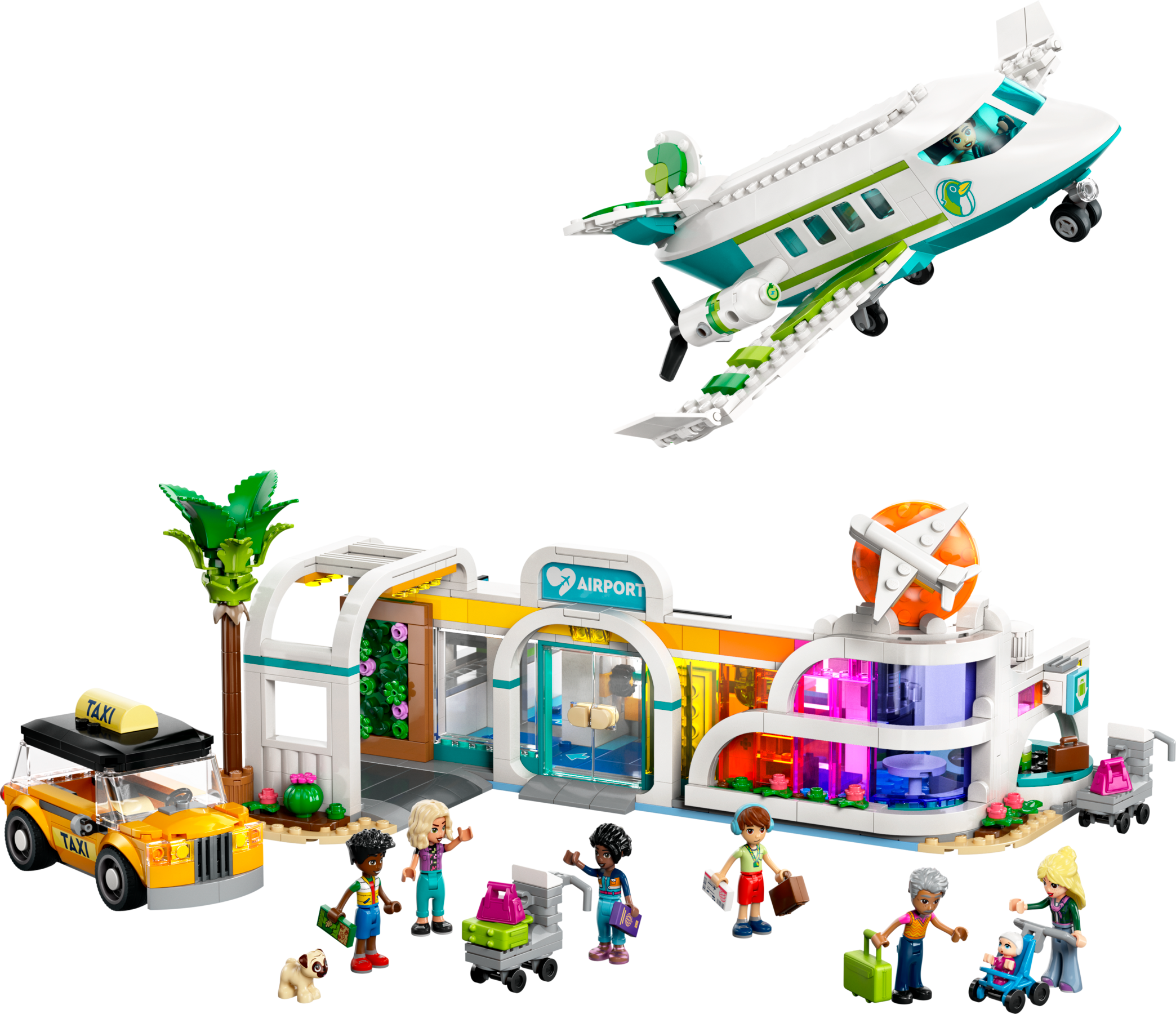 Aéroport et avion de Heartlake City (Heartlake City Airport and Airplane)