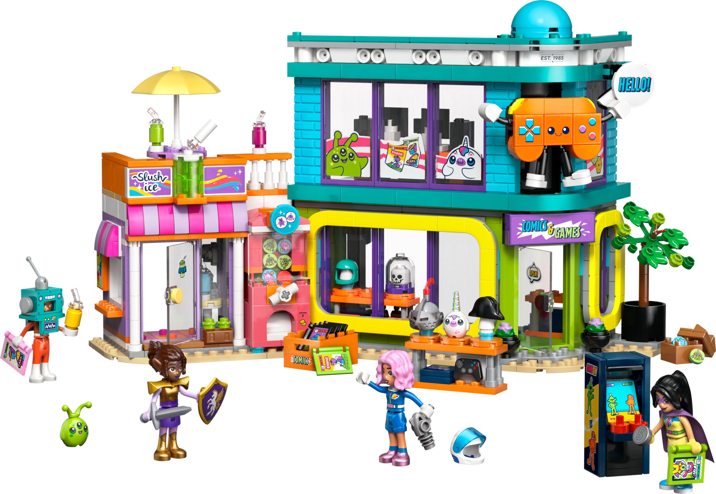 Comic book et boutique de jeux (Comic Book and Game Store)